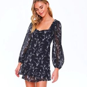 F21 Floral Mini Dress - Medium NWT